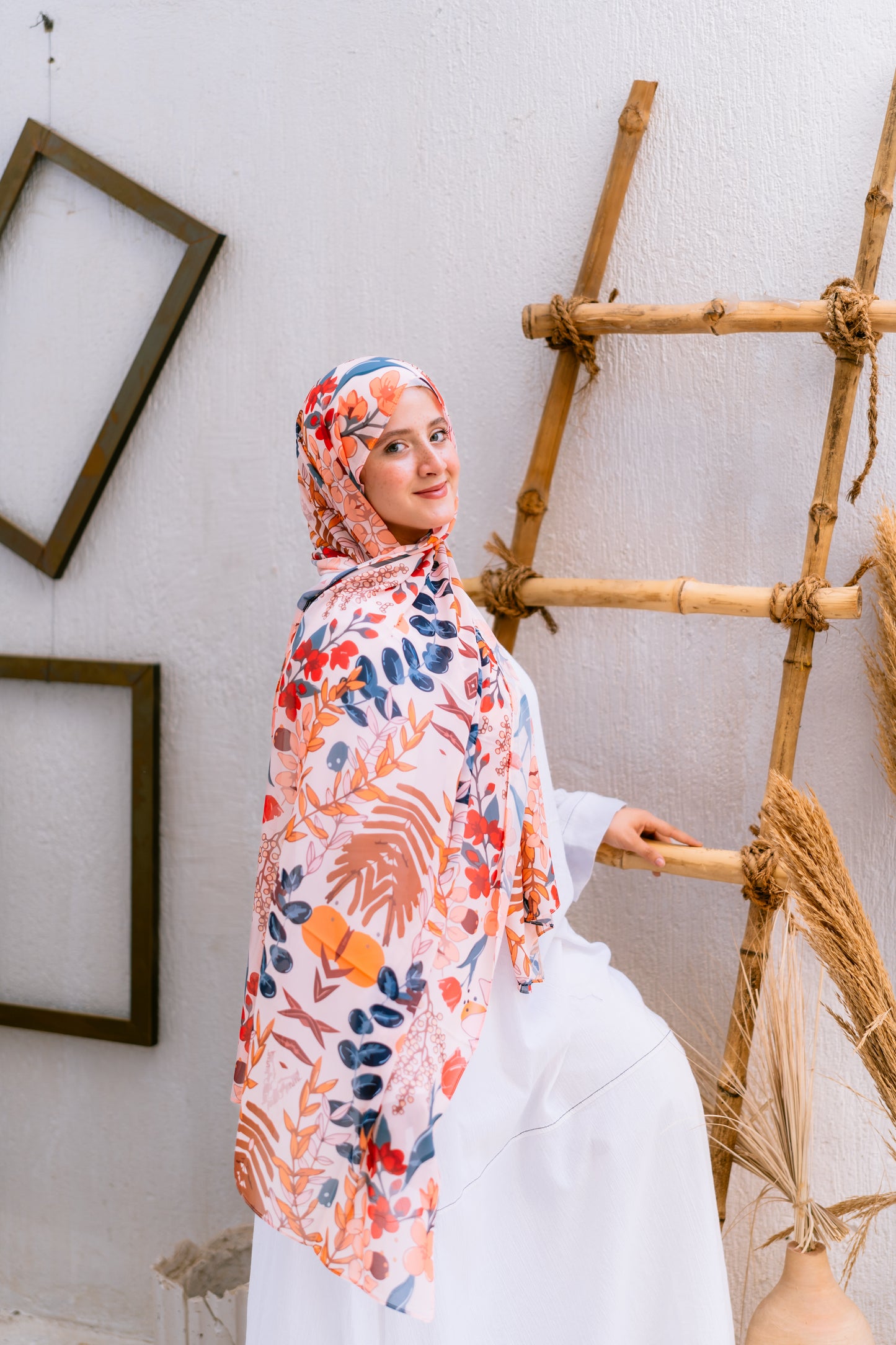 Blush Bloom hijab