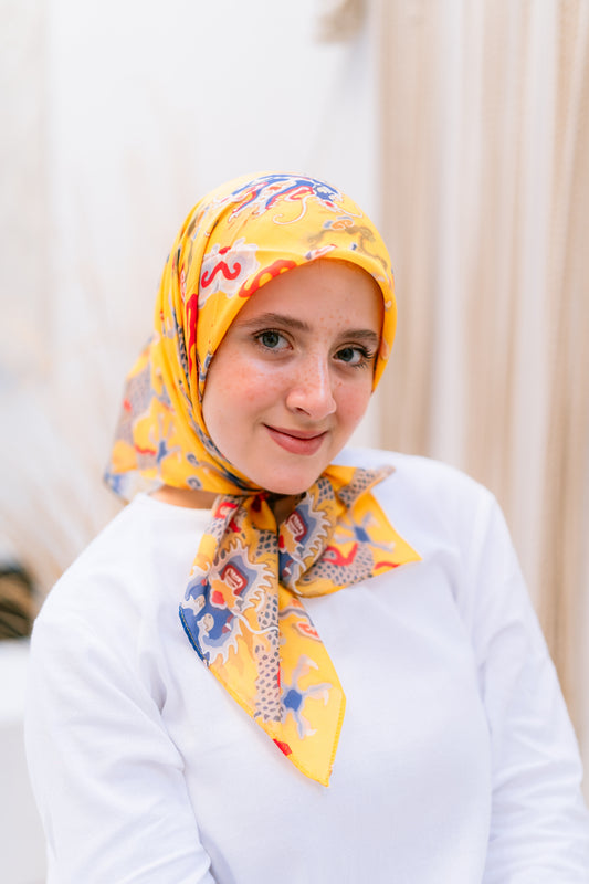 Sun pop scarf